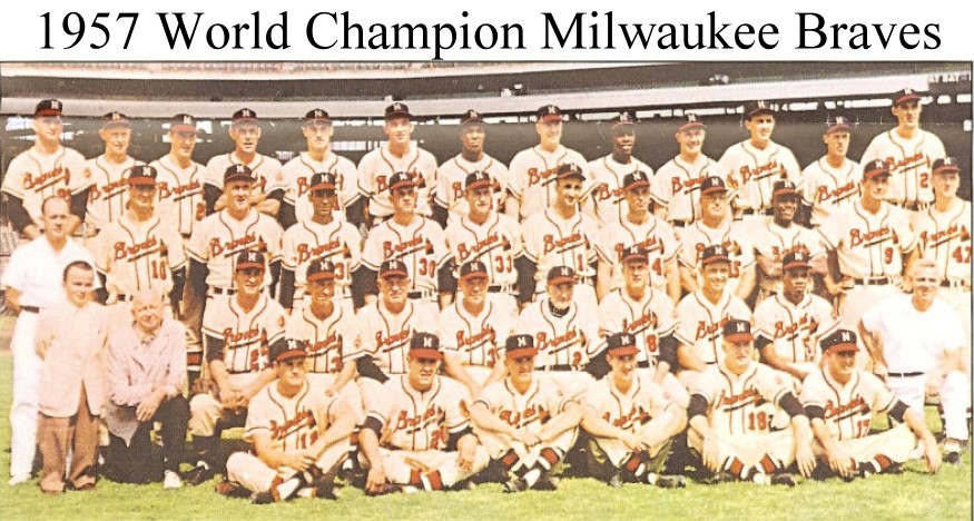 Lost Ballparks on Instagram: The 1953 Milwaukee Braves run onto