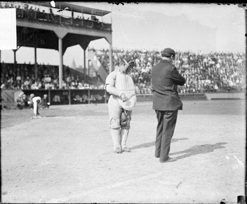 Joe Tinker of the Chicago Cubs in action during 1906