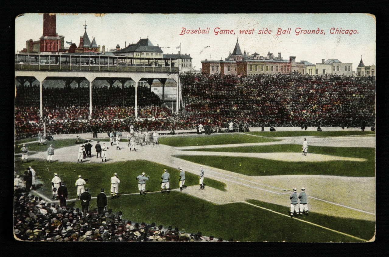 1907 World Series Real Photo Postcard