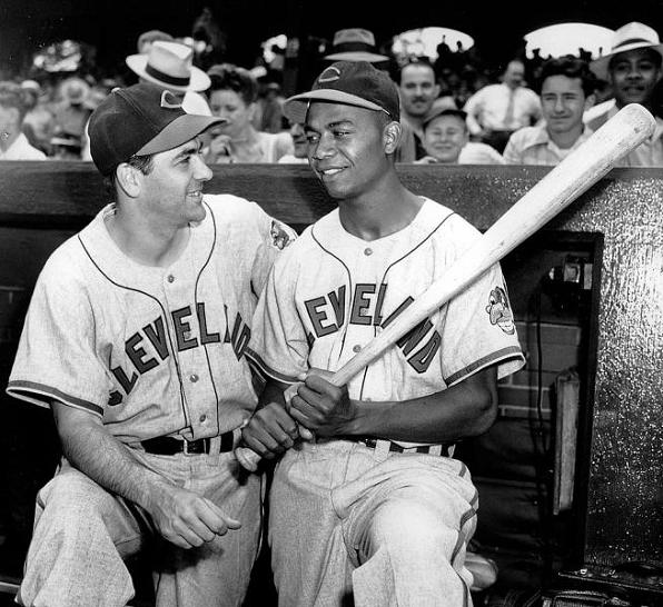 Ernie Banks, Larry Doby (First African-American In The American