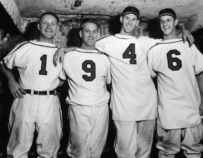 St. Louis Cardinals on X: Enos Slaughter, Eddie Stanky & Red  Schoendienst looking over the 1953 roster at #SpringTraining. #CardsMuseum   / X