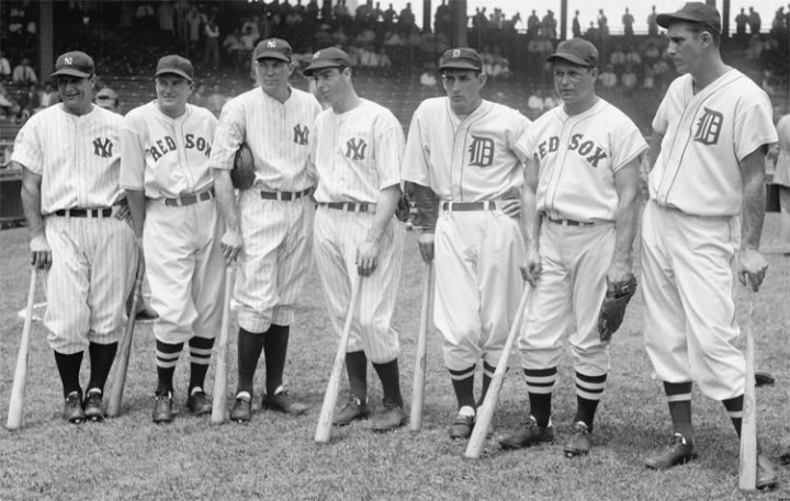 Charlie Gehringer, Hank Greenberg and Rudy York