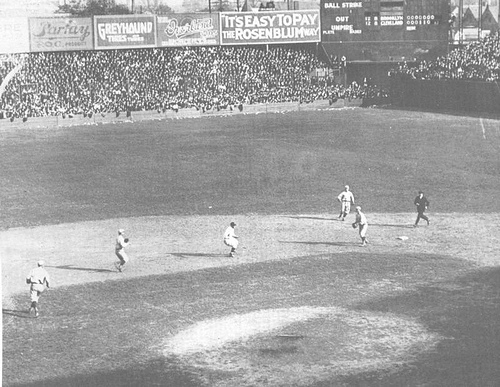 Baseball by BSmile on X: 101 Years Ago Today: Cleveland Indians second  baseman Bill Wambsganss turns the first and only unassisted triple play in  World Series history! Here's Bill posing with the