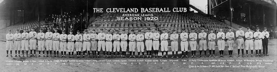 Tris Speaker scores the winning run of game 6 of the 1920 World Series