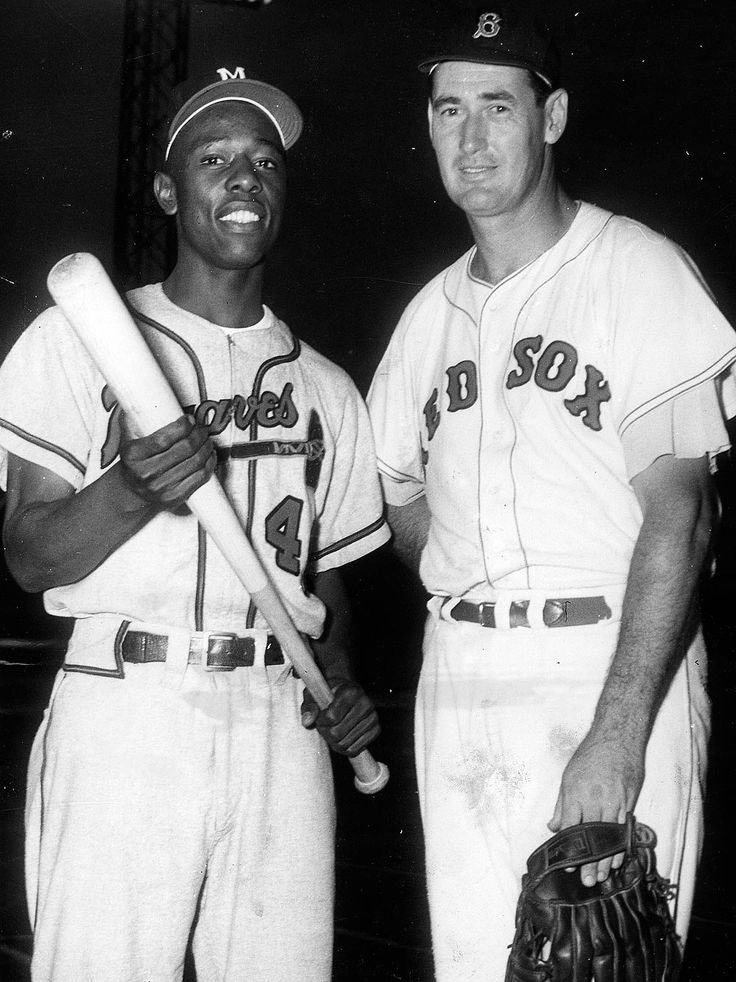 Retired baseball player Ty Cobb, left, and Ted Williams, 1960