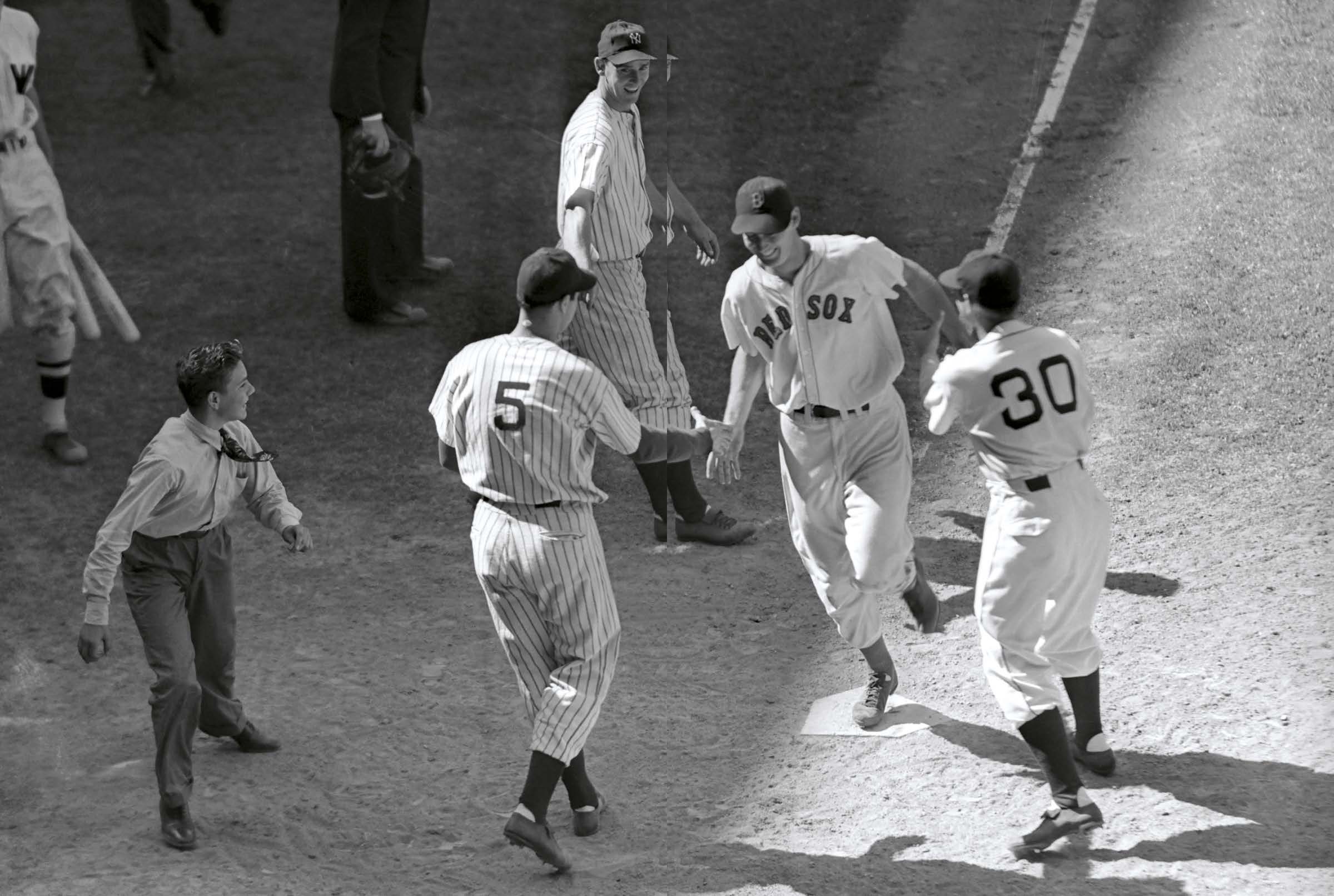 Ted Williams hits for the cycle, collects seven hits in doubleheader