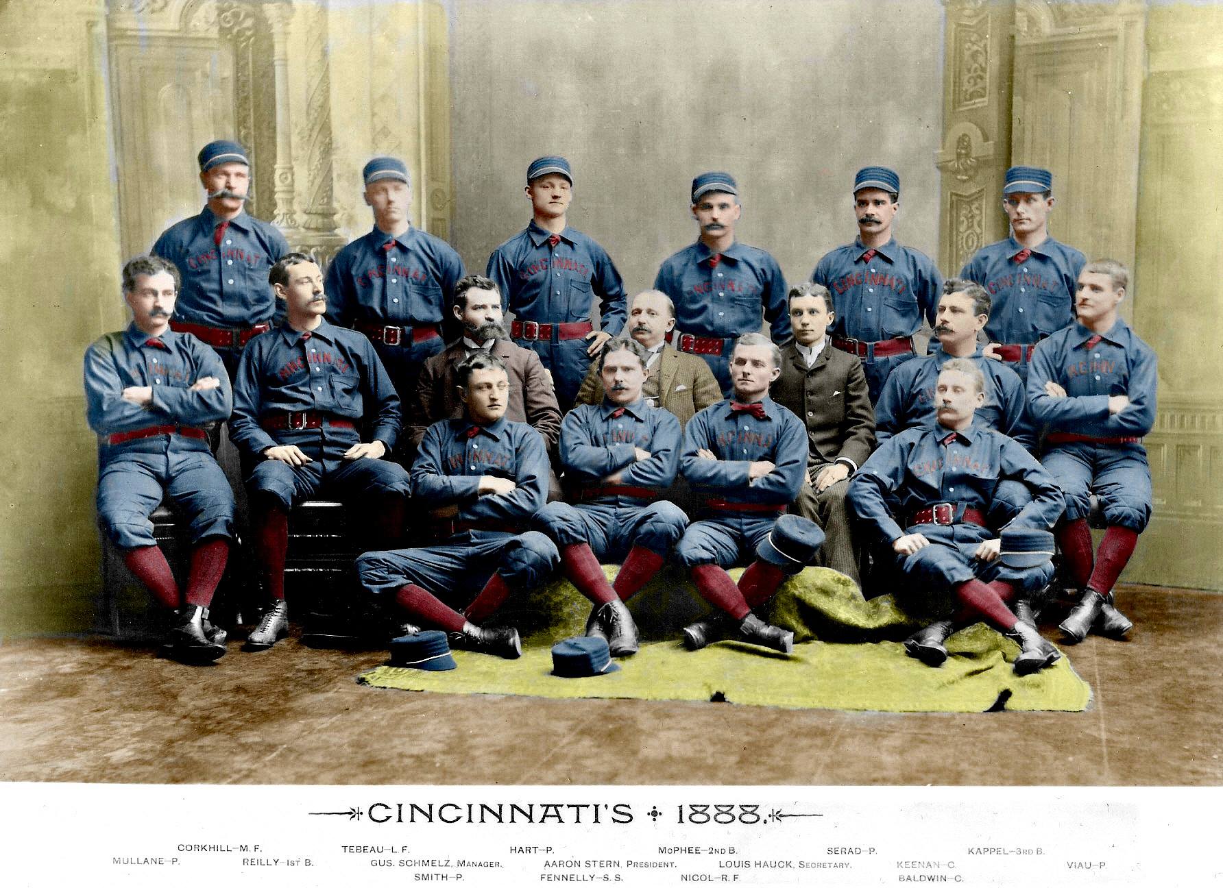 The Toledo Blue Stockings Fell To The Cincinnati Red Stockings, 9