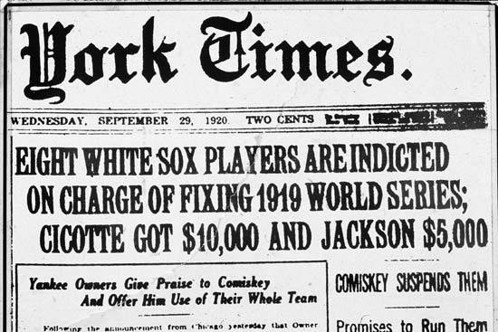 Another Look At the 1919 World Series: The Eye-Witness Accounts