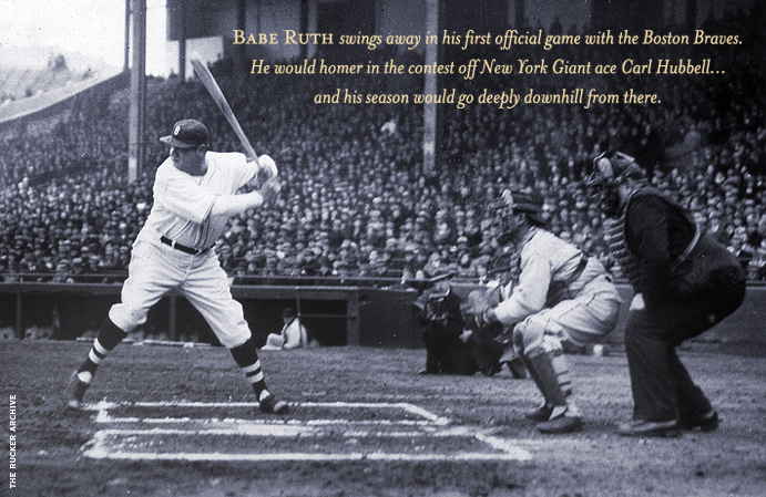 80 years ago today, Babe Ruth signed with the Boston Braves