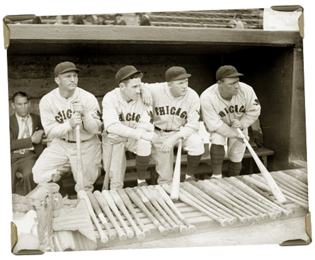 1929 Cubs, Kiki Cuyler, Rogers Hornsby, Riggs Stephenson, Hack Wilson,  Chicago Cubs