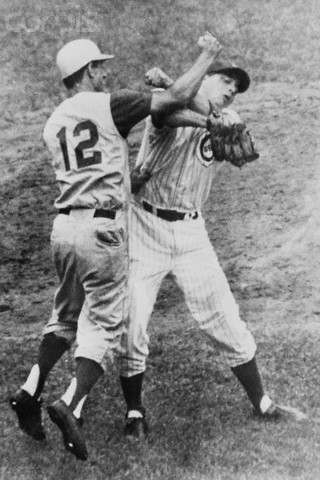 1960 BILLY MARTIN CINCINNATI REDS spring training photo