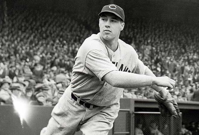 17-year-old Bob Feller makes his first major league start