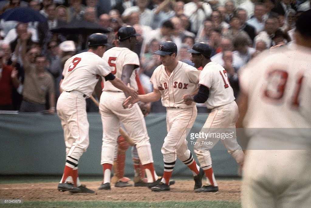 SABR BioProject on X: Yaz's recognizable batting stance! Hall of Famer Carl  Yastrzemski played entire career w @redsox, won the 1967 AL MVP &  Triple Crown while leading club to Impossible Dream