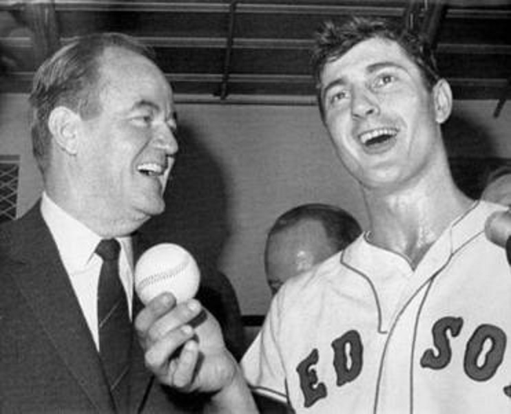 National Baseball Hall of Fame and Museum - #OTD in 1967, the @RedSox Carl  Yastrzemski completes his historic season by winning the American League  MVP Award. (Rich Pilling/National Baseball Hall of Fame