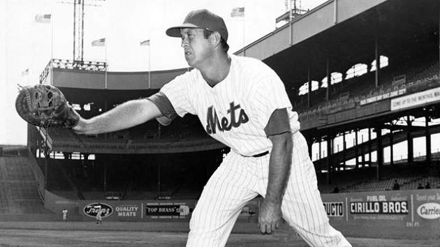 1962 New York Mets first spring training Zimmer, Felix Mantilla, Charlie  Neal, Gil Hodges, Casey Stengel