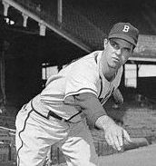 Pitcher Johnny Sain, of the Boston Braves, poses for a portrait