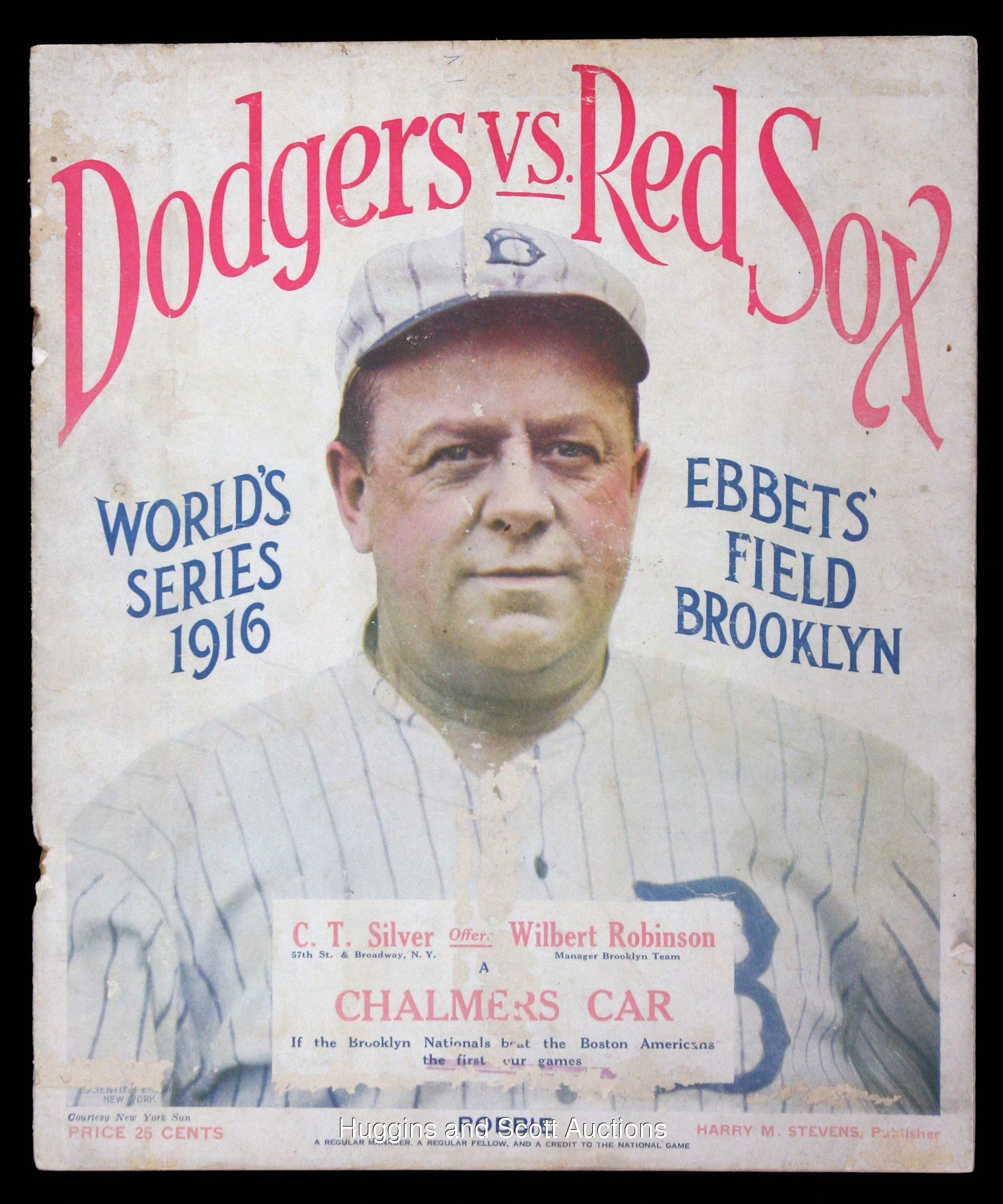 Dodgers, Red Sox last met in World Series in 1916 – when Ruth