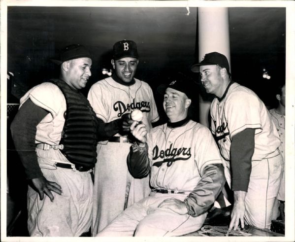 From left to right, a portrait of Roy Campanella, Don Newcombe, Dan News  Photo - Getty Images