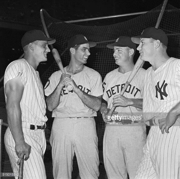 Roger Maris And Clete Boyer by Bettmann