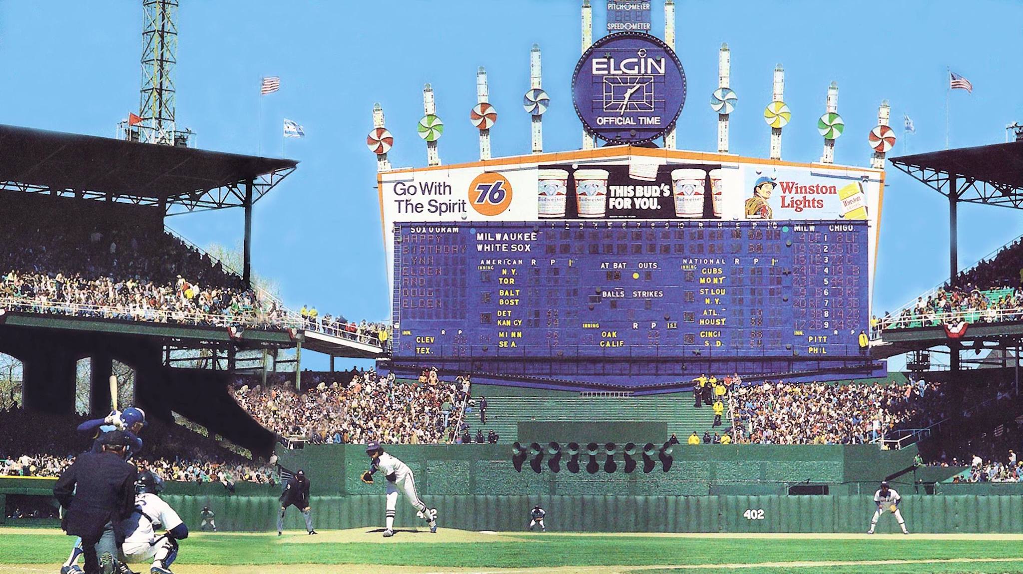 PHOTO: US Cellular Field, possibly about to kill and eat Comiskey Park 