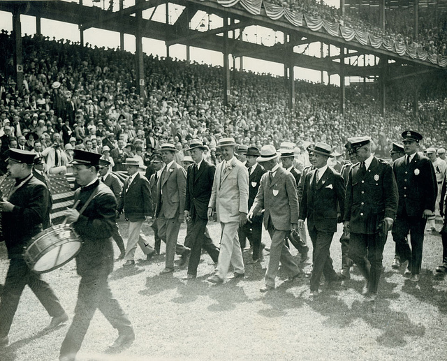 1956 at Sportsman's Park: Former teammates, Stan Musial and Red  Schoendienst shake hands p…