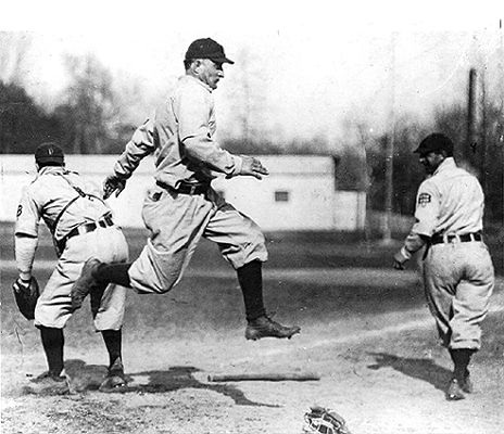 Happy birthday today to the legendary Honus Wagner, born today in 1874.  Seen here as a coach for his beloved …