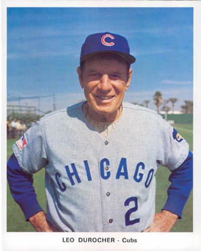 Lot Detail - 1968 Leo Durocher Chicago Cubs Game Worn Jersey (MEARS A9) w/  photo of Durocher wearing similar jersey