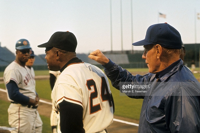 New York Giants Willie Mays, Loraine Day Durocher And Sports Illustrated  Cover by Sports Illustrated