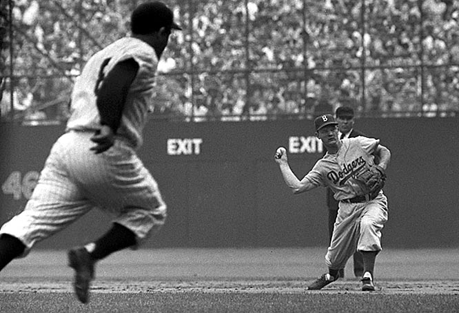 Let's Remember the 1955 World Series!” Subtitle: “Never Try To Get