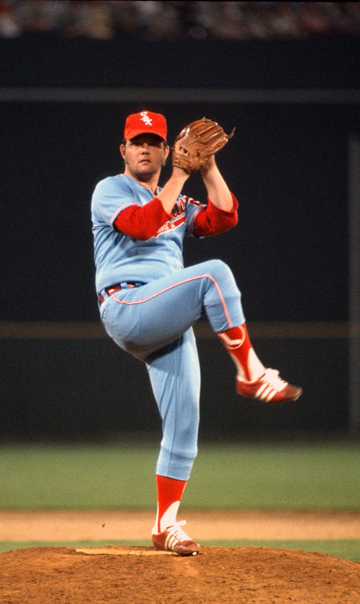 Wilbur Wood, pitcher, Chicago White Sox in Sarasota, Florida