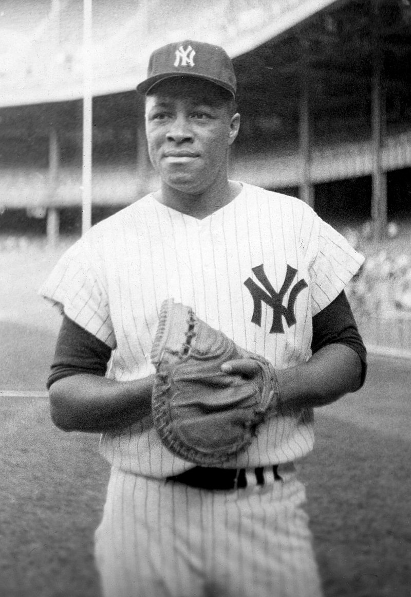 Elston Howard was a star baseball player with the New York Yankees in the  1950s and 1960s Stock Photo - Alamy