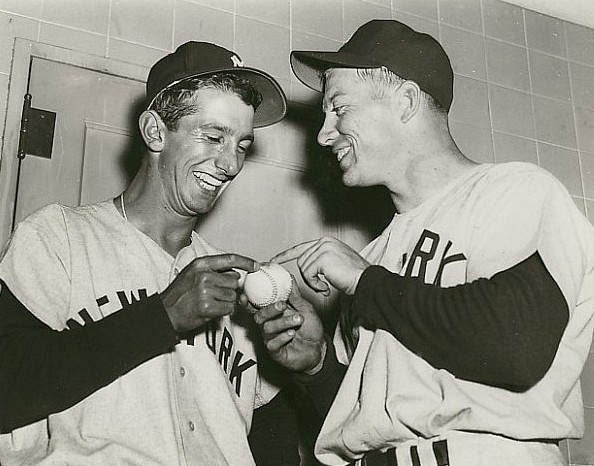 Spring Training 1953. Jackie Robinson and Mickey Mantle : r/baseball