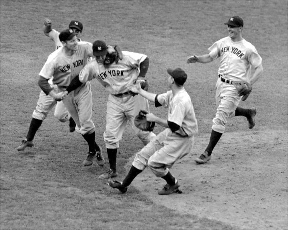 1941 National Champion Brooklyn Dodgers at Ebbets Field, 1941