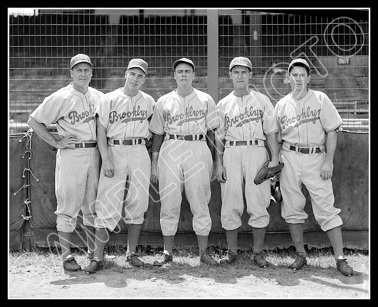 Lot Detail - 1945 MICKEY OWEN BROOKLYN DODGERS RARE DARK BLUE