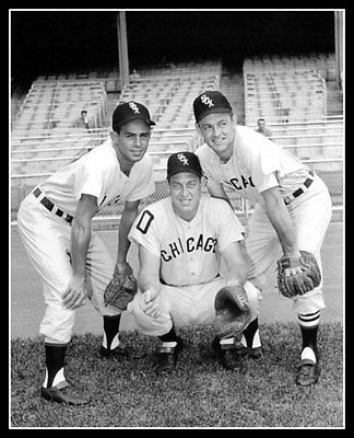 Ted Kluszewski, at LA Coliseum for the World Series  White sox baseball,  Baseball classic, Chicago white sox