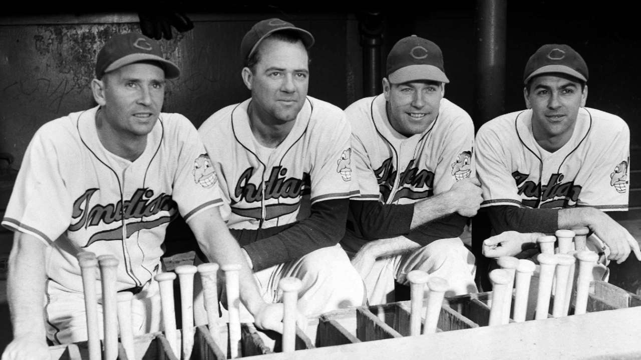 Don Stokes Old-Time Baseball Colorizations - Bob Feller and Satchel Paige  1948 Cleveland Indians