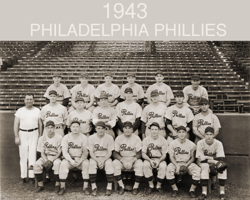 Philadelphia Phillies unidentified players at Spring training 1943