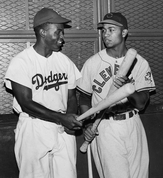 Jackie Robinson : Spider Jorgensen : April 15, 1947 