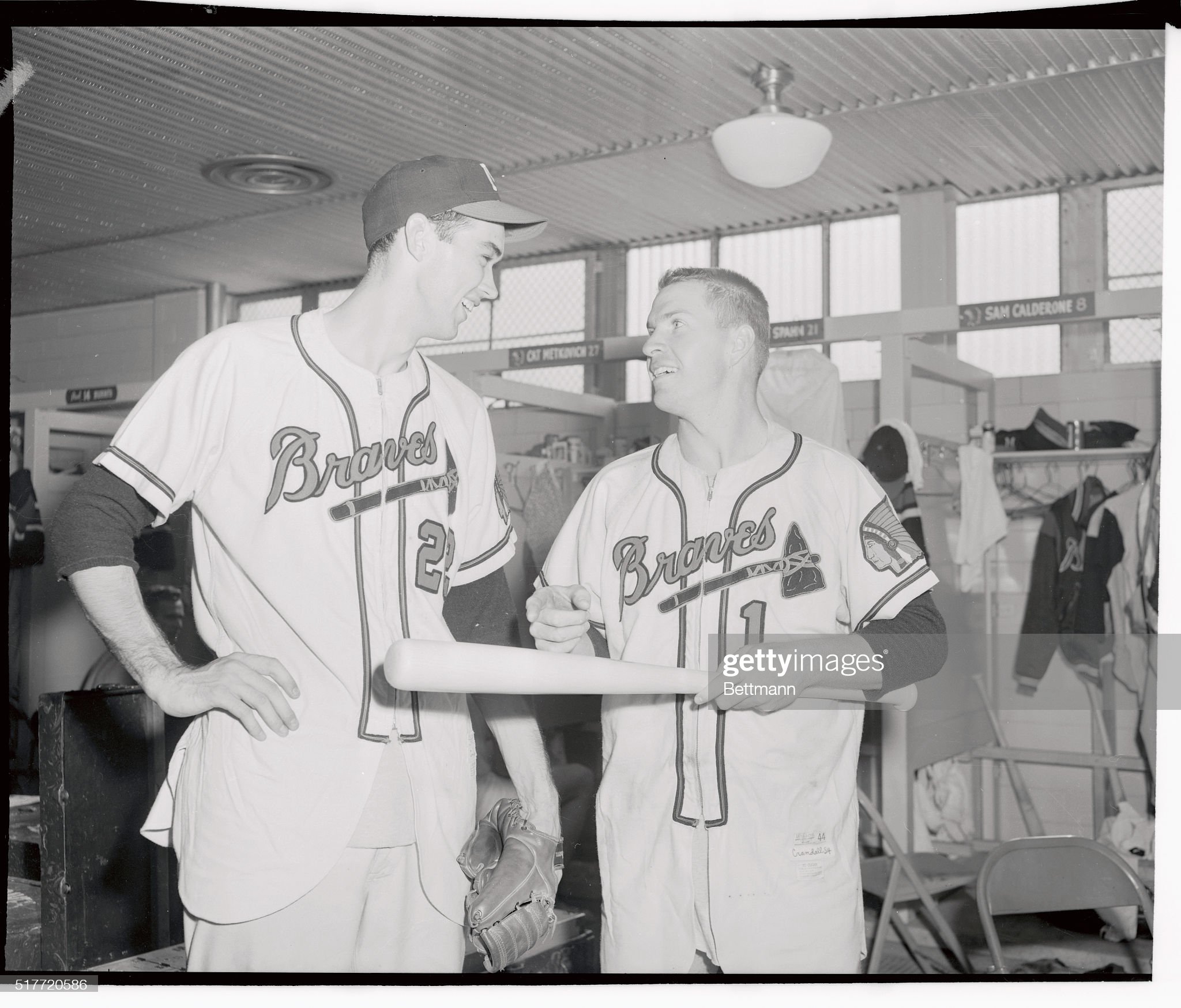 1949 Warren Spahn Game Worn Boston Braves Jersey. Baseball