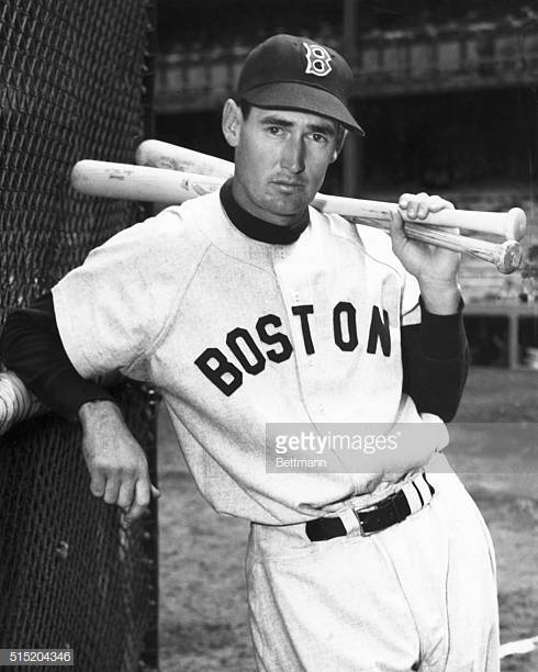 Ted Williams Giving Carl Yastrzemski by Bettmann