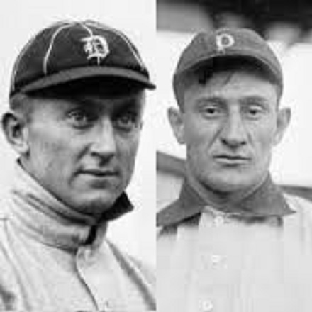 Ty Cobb and Honus Wagner at the 1909 - Baseball In Pics