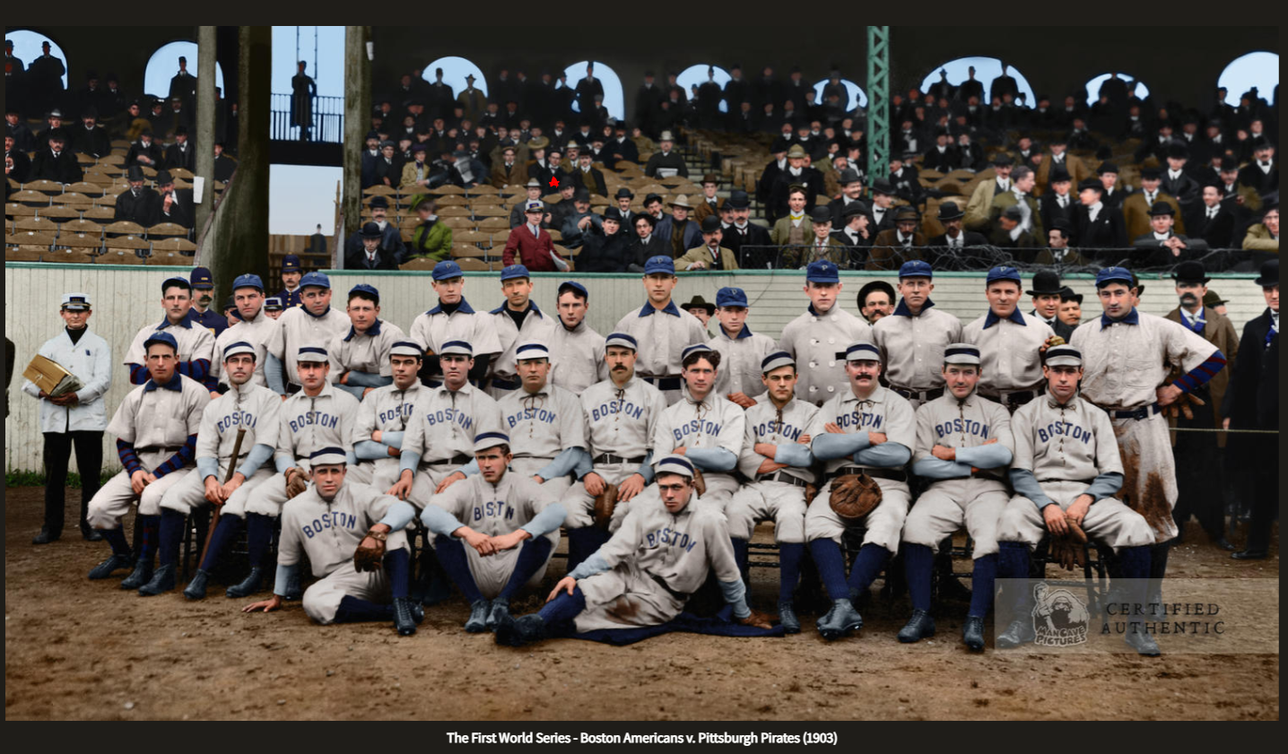 Babe Ruth 1919 Boston Red Sox 11 x 14 Colorized Print