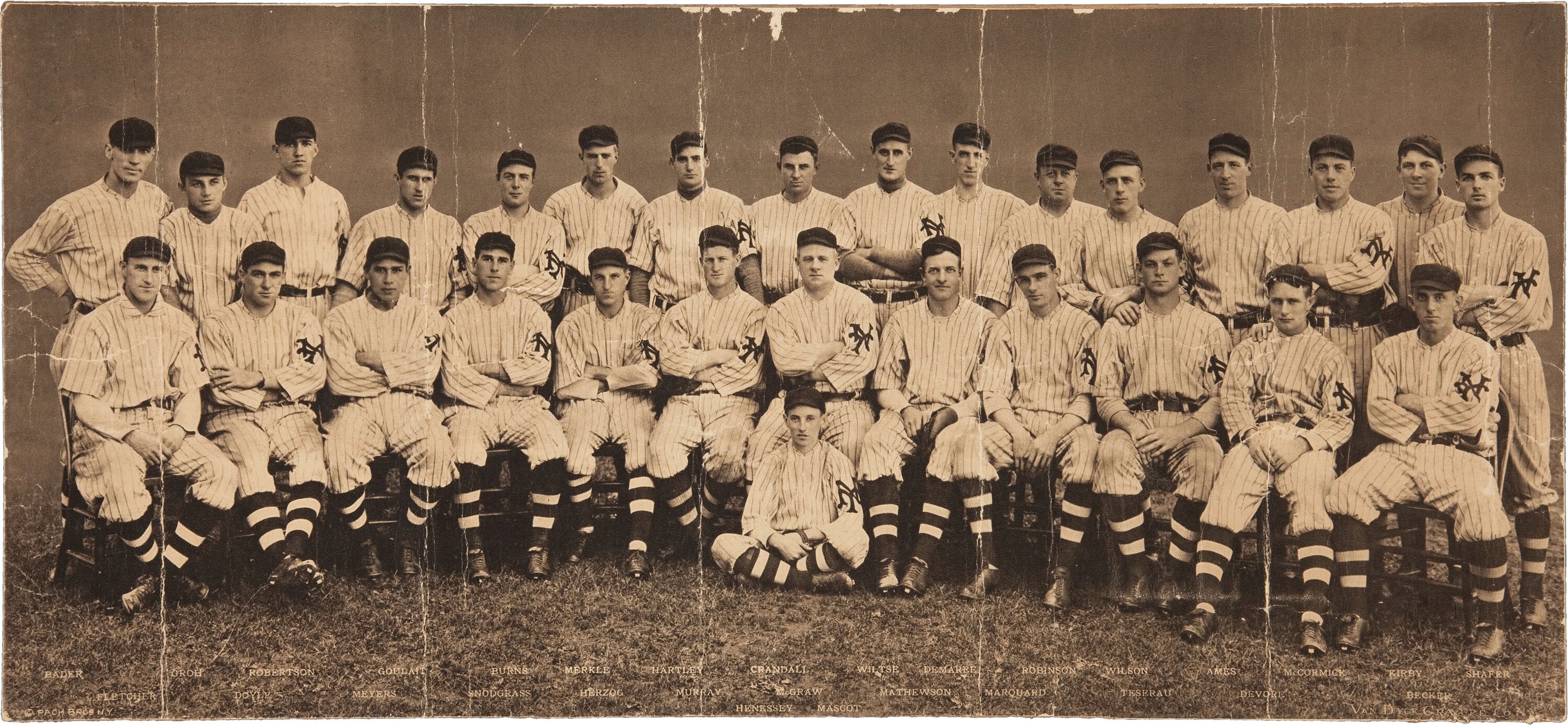 Boston Braves Fred Snodgrass by Underwood Archives