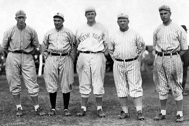 Babe Ruth in a Ny Giants Uniform with Giants Manager John Mcgraw