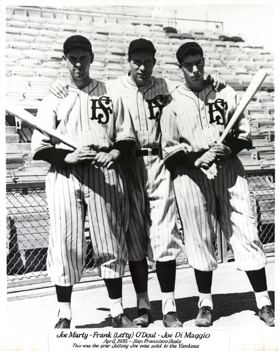 Lefty O'Doul's 1938 San Francisco Seals uniform  Sports memorabilia,  Sports advertising, Baseball