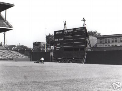 The Original Wrigley Field Scoreboard, October 4, 1935