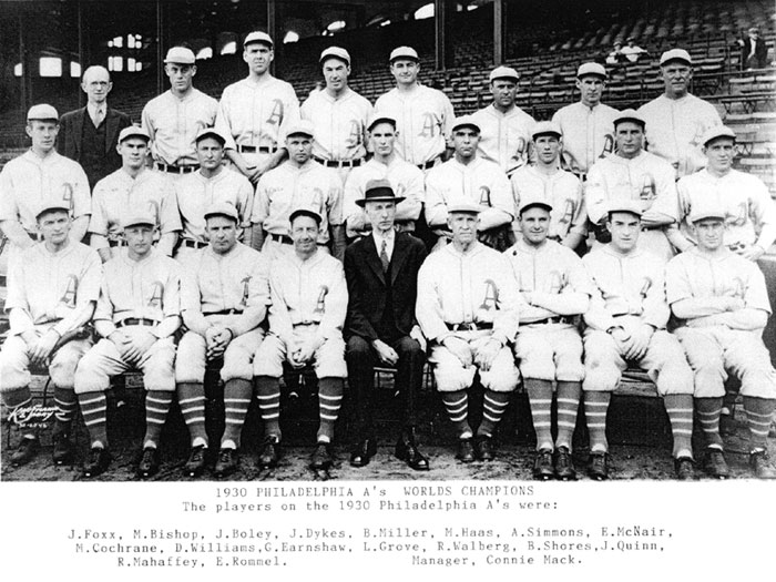 Philadelphia Athletics 1931 World Series Pitchers Grove, Earnshaw & Rommel