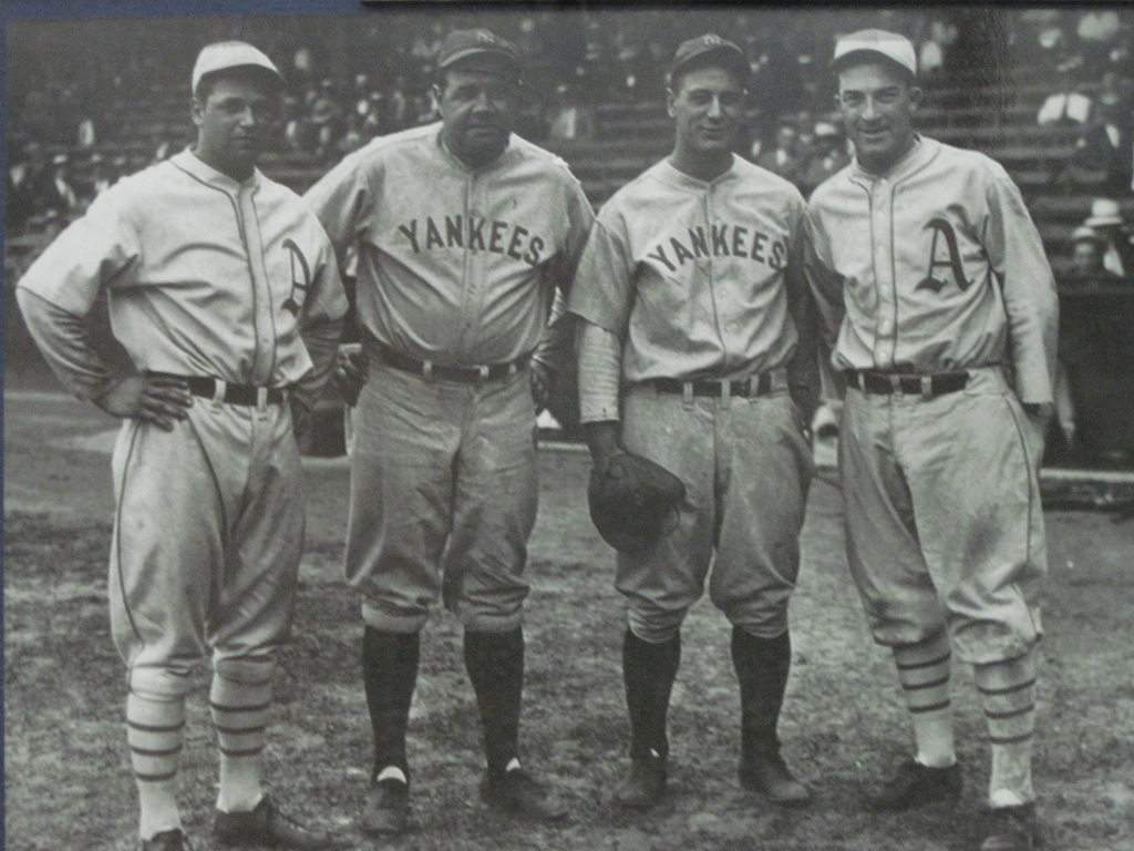 Baseball by BSmile on X: Babe Ruth and the Brooklyn #Dodgers belt