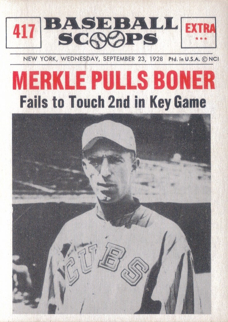 September 23, 1908: Giants, Cubs play to disputed tie in 'Merkle