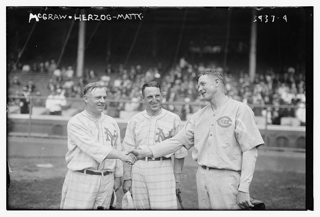 Babe Ruth, full-length portrait, standing, facing front, holding up bat, in baseball  uniform, on field] - LOC's Public Domain Archive Public Domain Search